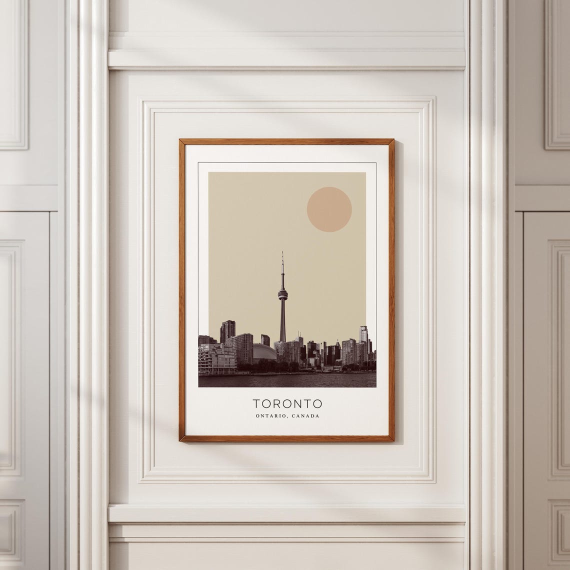 Toronto Canada Iconic CN Tower Skyline Minimalist Travel Poster - Image 2