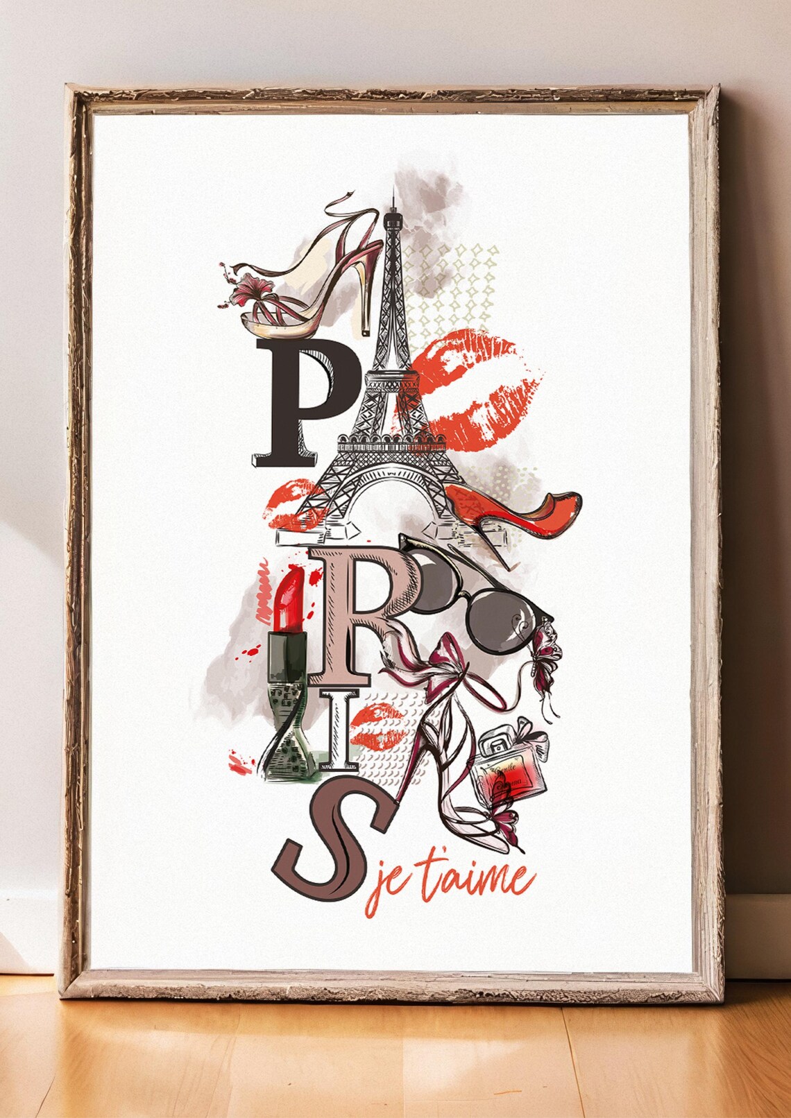 Paris I Love You Minimalist Travel Poster