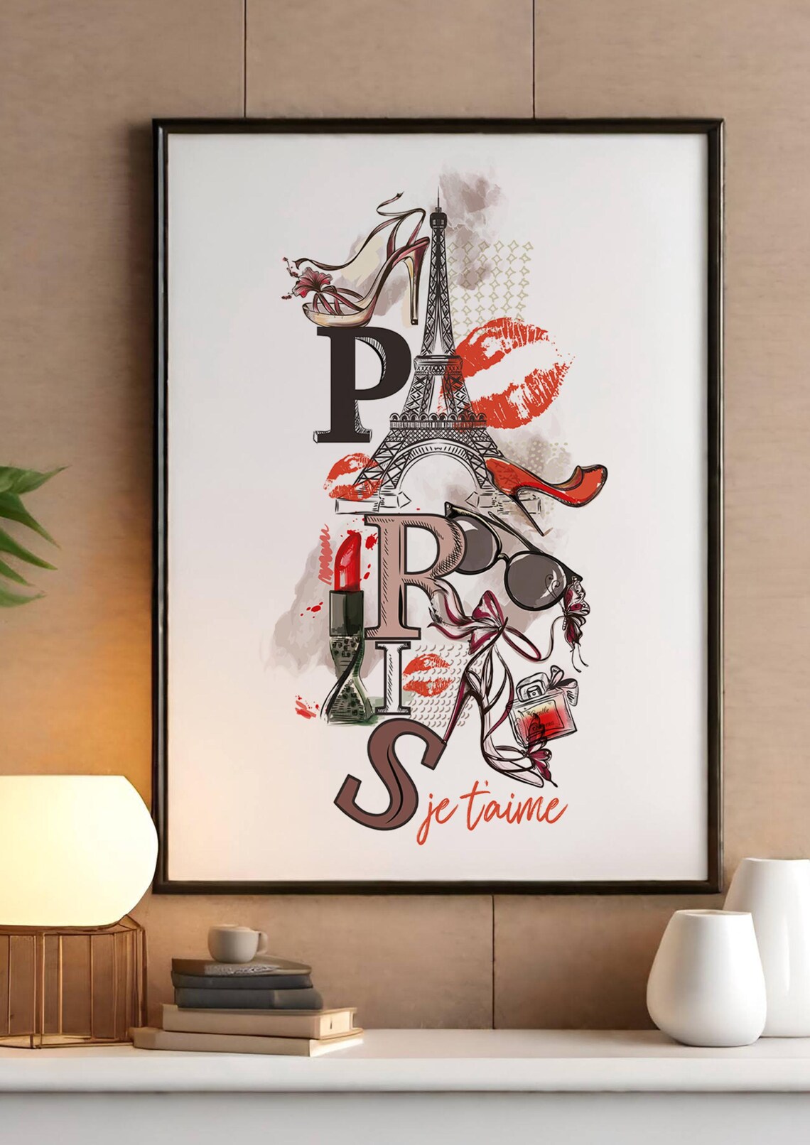 Paris I Love You Minimalist Travel Poster - Image 2