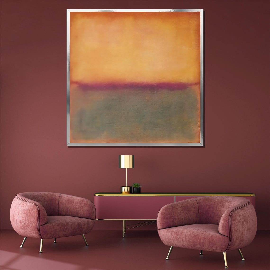 Mark Rothko Earthy Tones Minimalist Organic Color Field Poster - Image 5