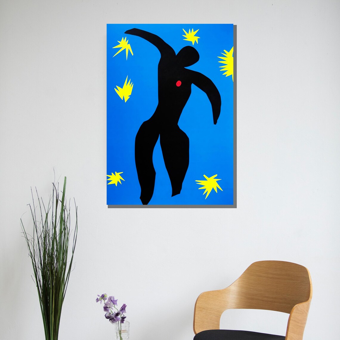 Henri Matisse Icarus From Jazz Series Black Silhouette Art Poster - Image 3