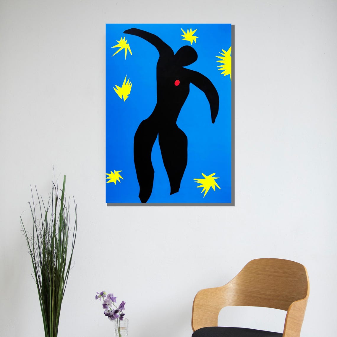 Henri Matisse Painting Icarus From Jazz Series Modern Abstract Wall Art Unique Gift For Home Or Office Decor - Image 3