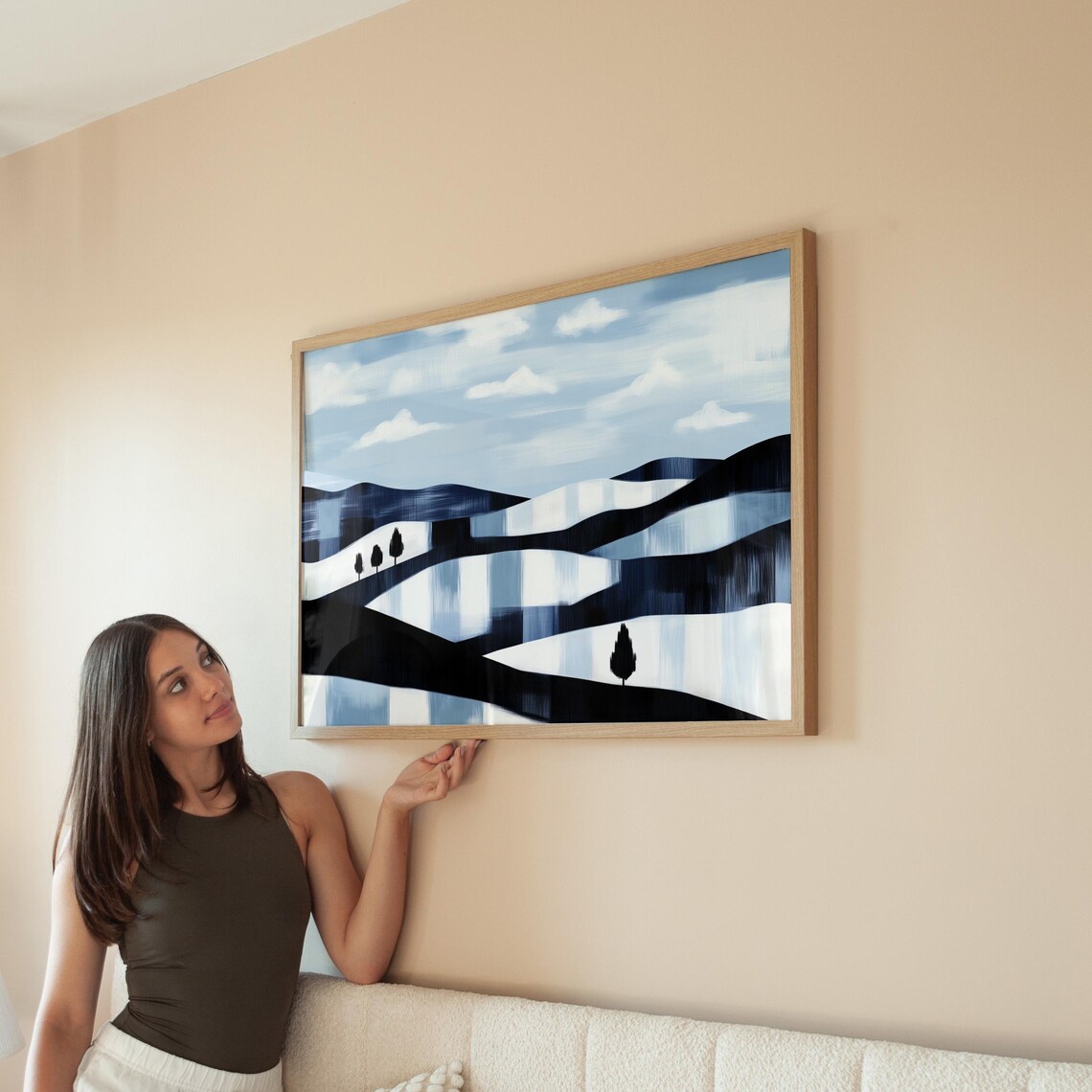 Modern Abstract Landscape, Minimalist Nature Print - Image 5