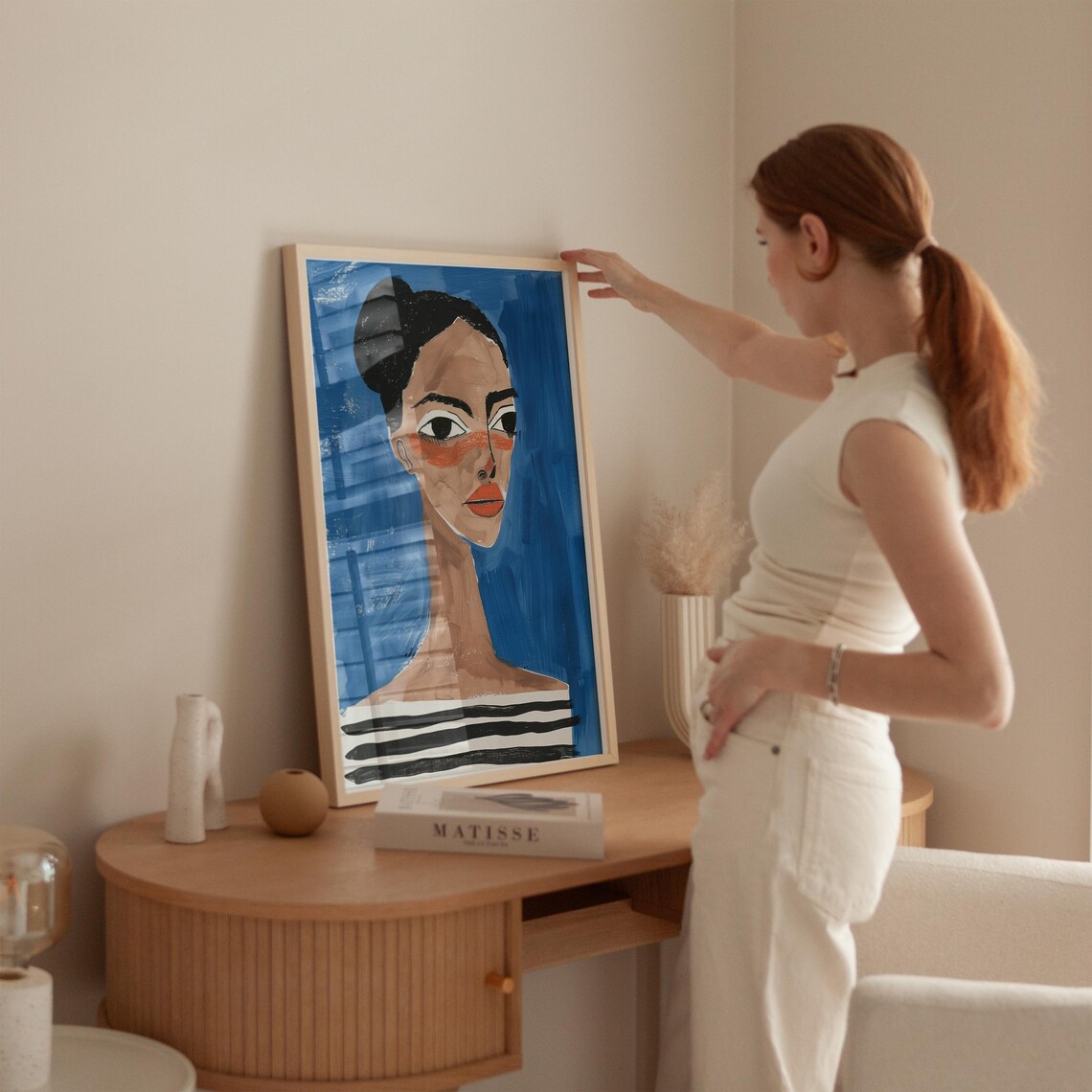 Bold Woman Portrait - Abstract Fashion Wall Art - Image 6