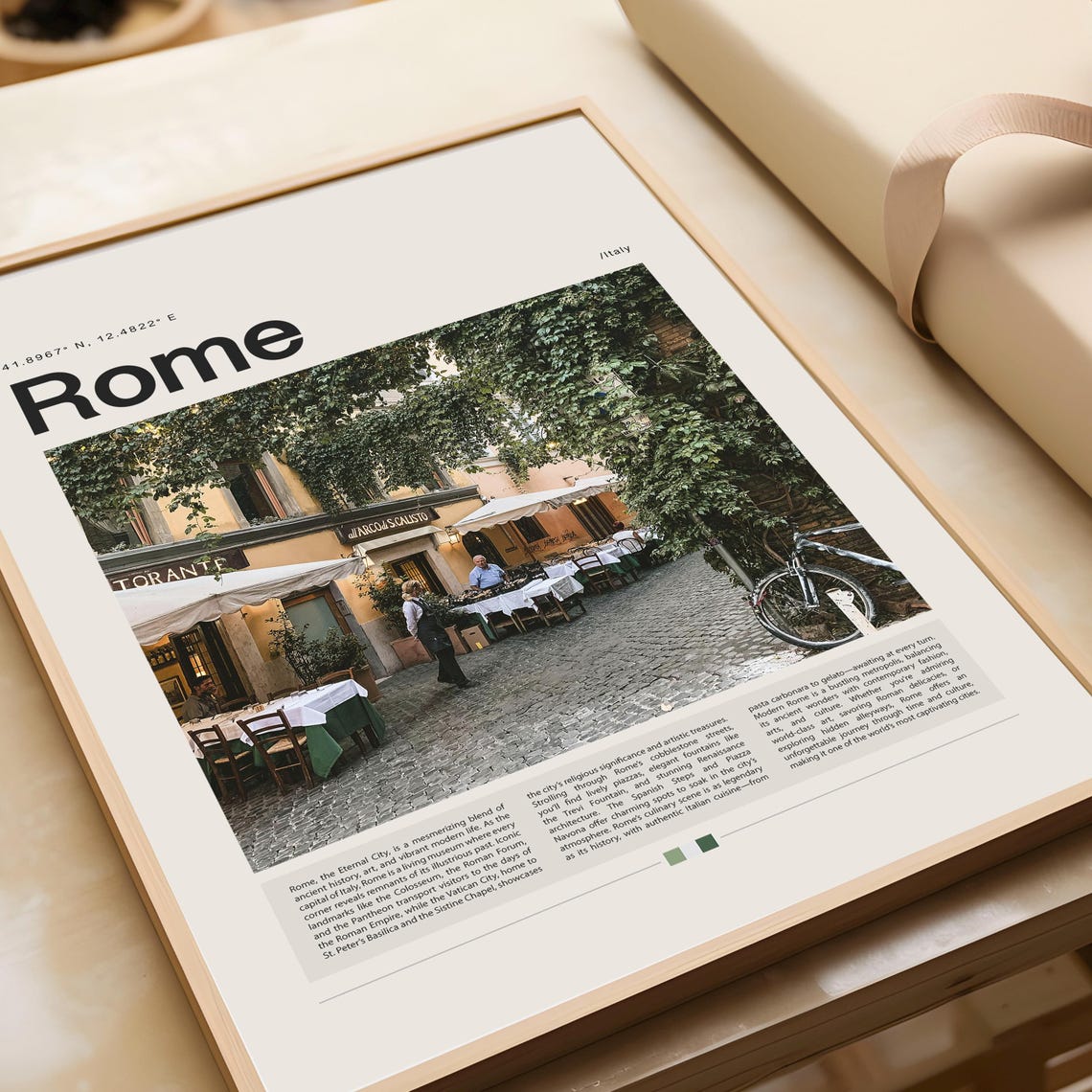 Rome Poster Rome Print Rome Wall Art Rome Gift Rome Travel Poster Rome Photo Italy Print Italy Poster Italy Travel Art Italy Poster - Image 3