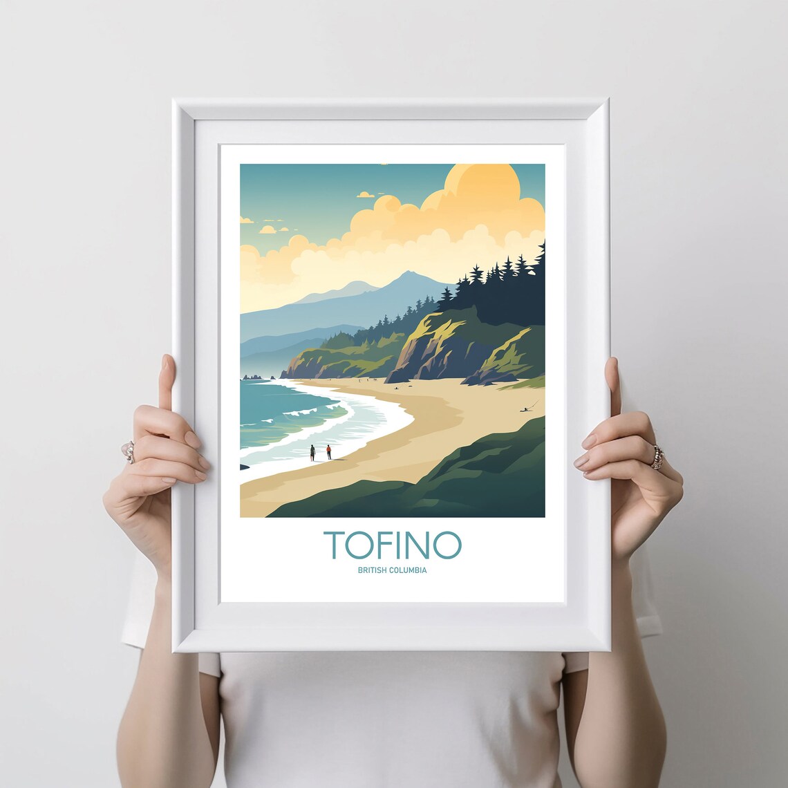 Tofino Travel Poster, Coastal Place Art Print - Image 2
