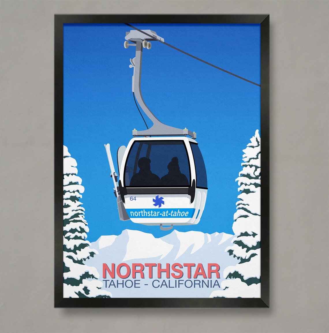 Northstar Ski Resort Travel Poster