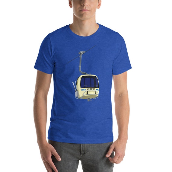Meribel Ski Resort Short Sleeve Unisex T Shirt