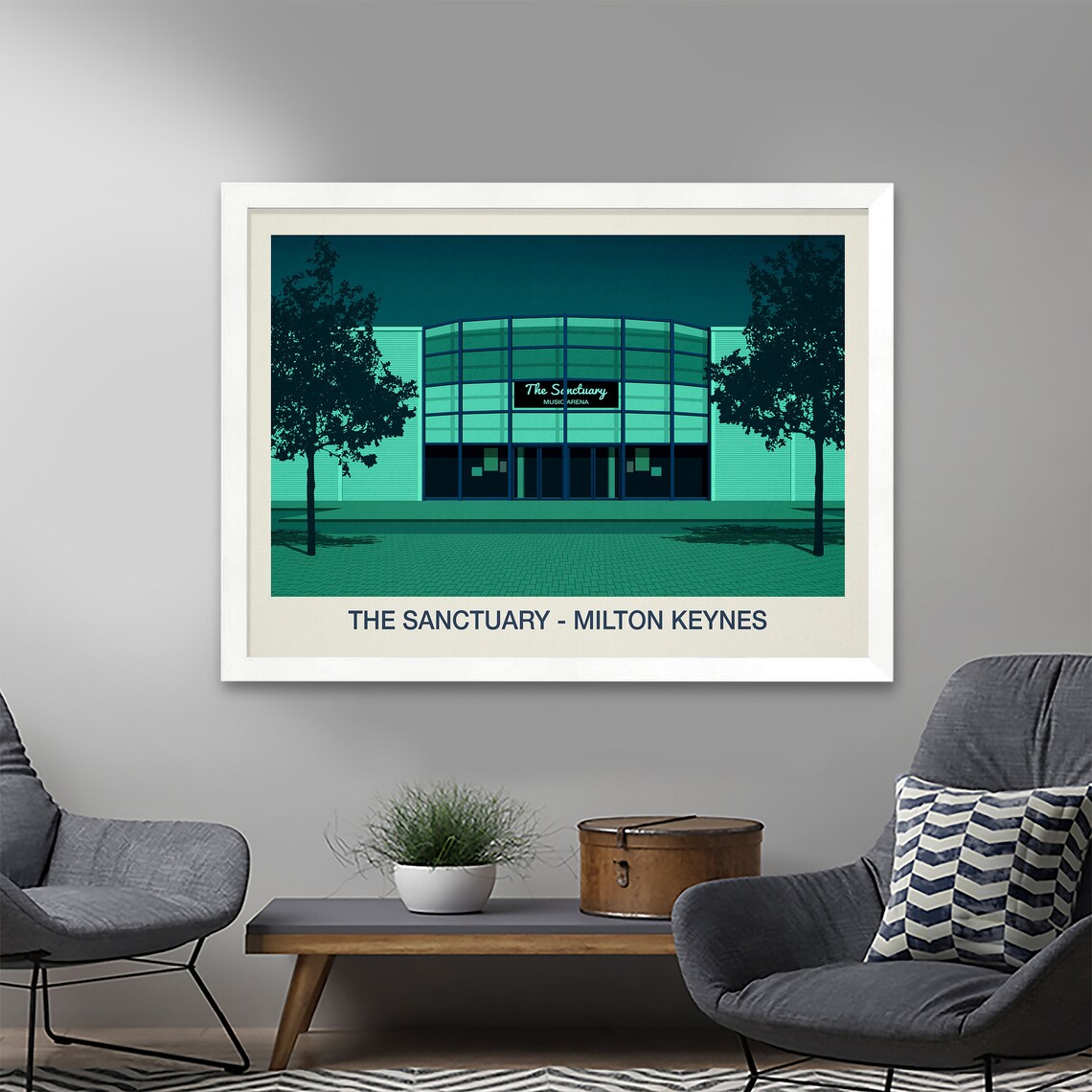 The Sanctuary Nightclub Poster Art Print - Image 2