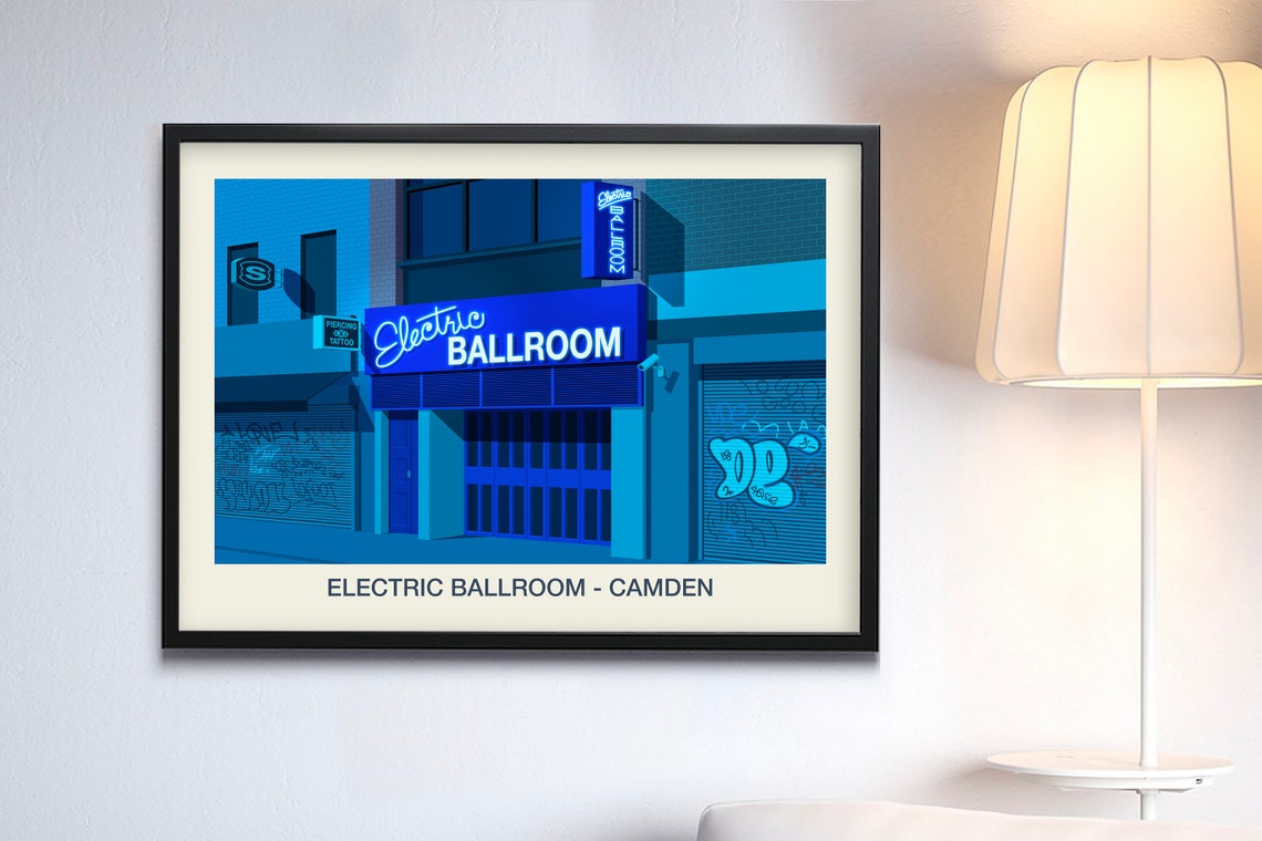 The Electric Ballroom Venue Poster The Electric Ballroom Camden The Electric Ballroom Poster Electric Ballroom Print Electric Ballroom - Image 3