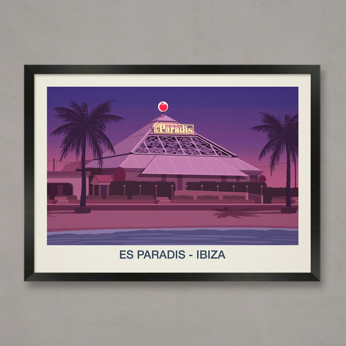 Es Paradis Nightclub Travel Poster