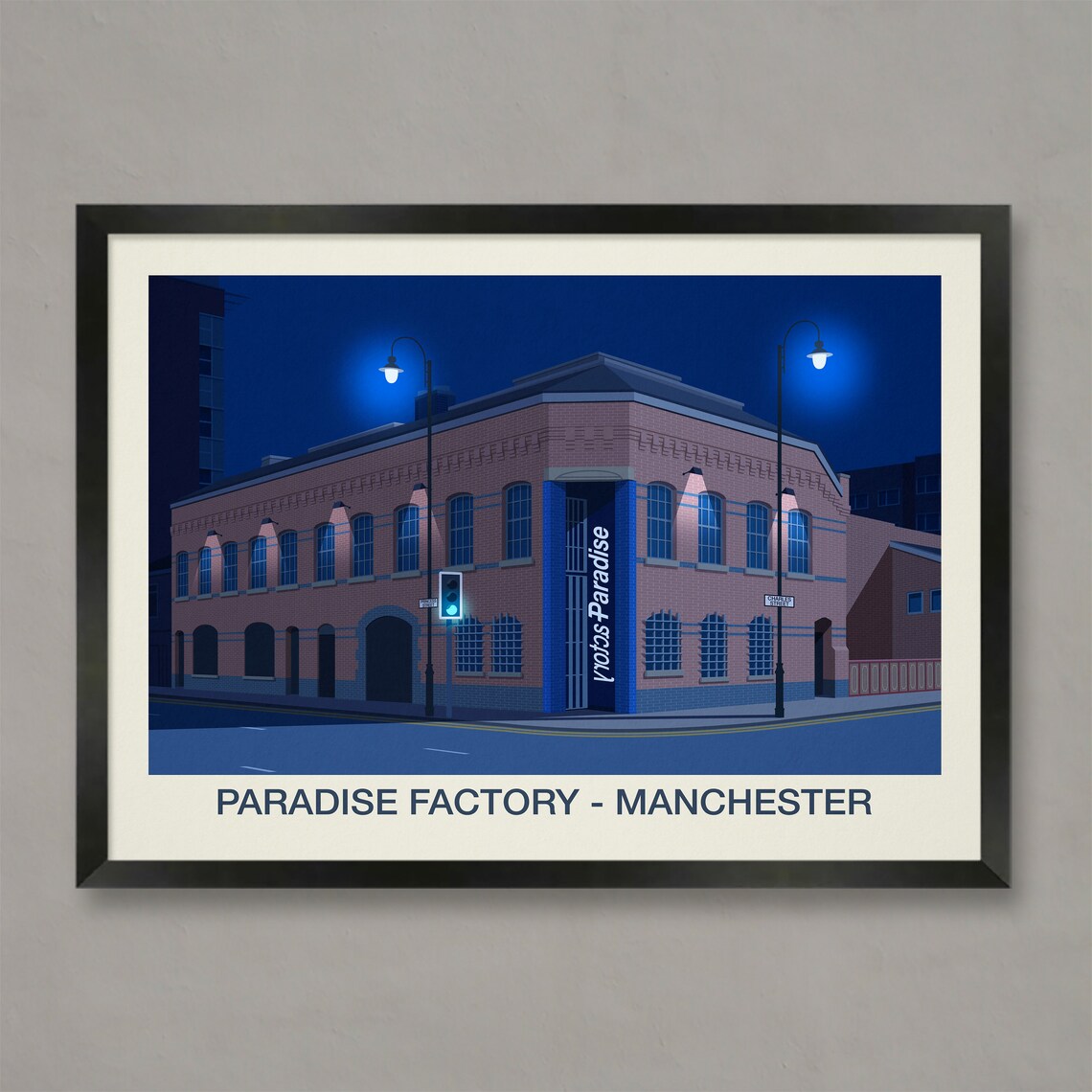 Paradise Factory Manchester Poster Print