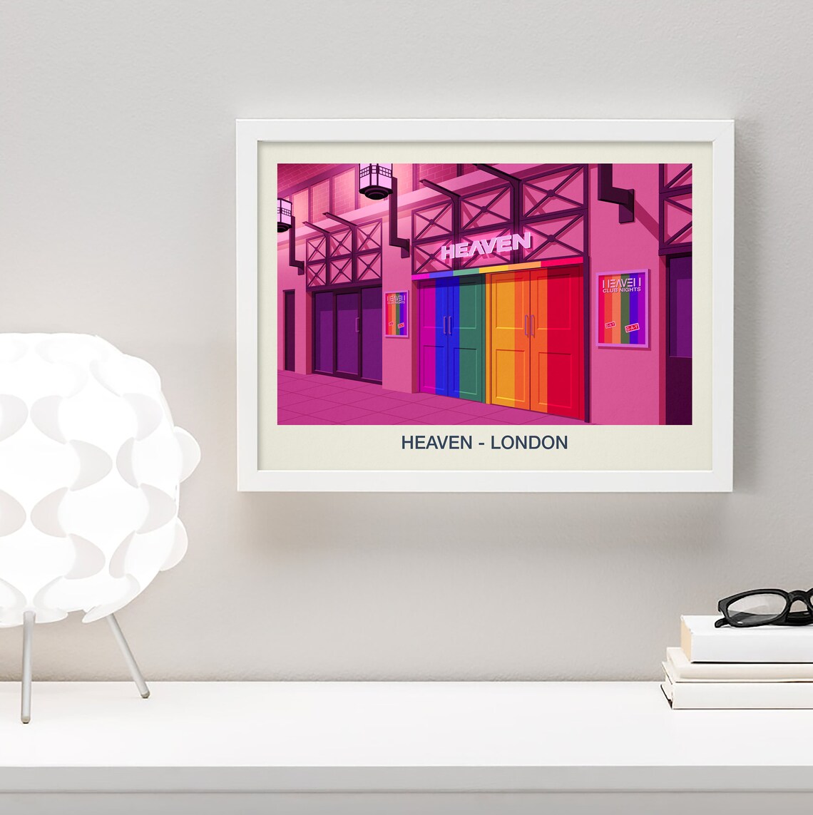 Heaven Nightclub Poster, Nightlife Wall Art Print - Image 4