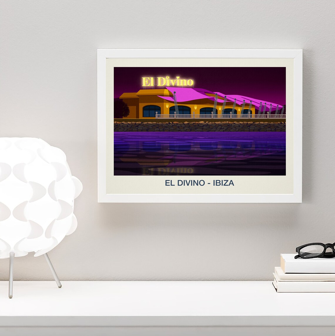 El Divino Ibiza Travel Poster - Image 4