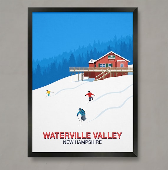 Waterville Valley Ski Resort Travel Poster