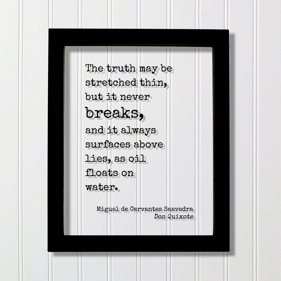 Don Quixote, Literary Quote Poster Print