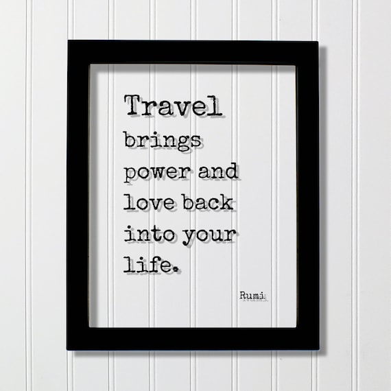 Rumi Travel Brings Power and Love Back into Your Life Poster