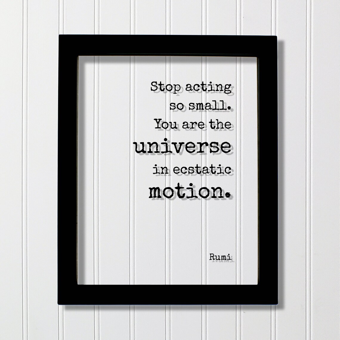 Rumi Floating Quote, Motivational Wall Art Print