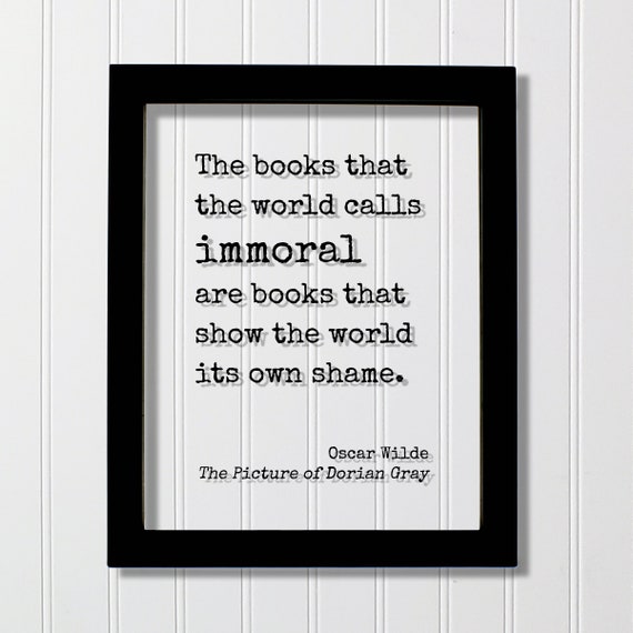 Oscar Wilde Quote Art Print, Dorian Gray