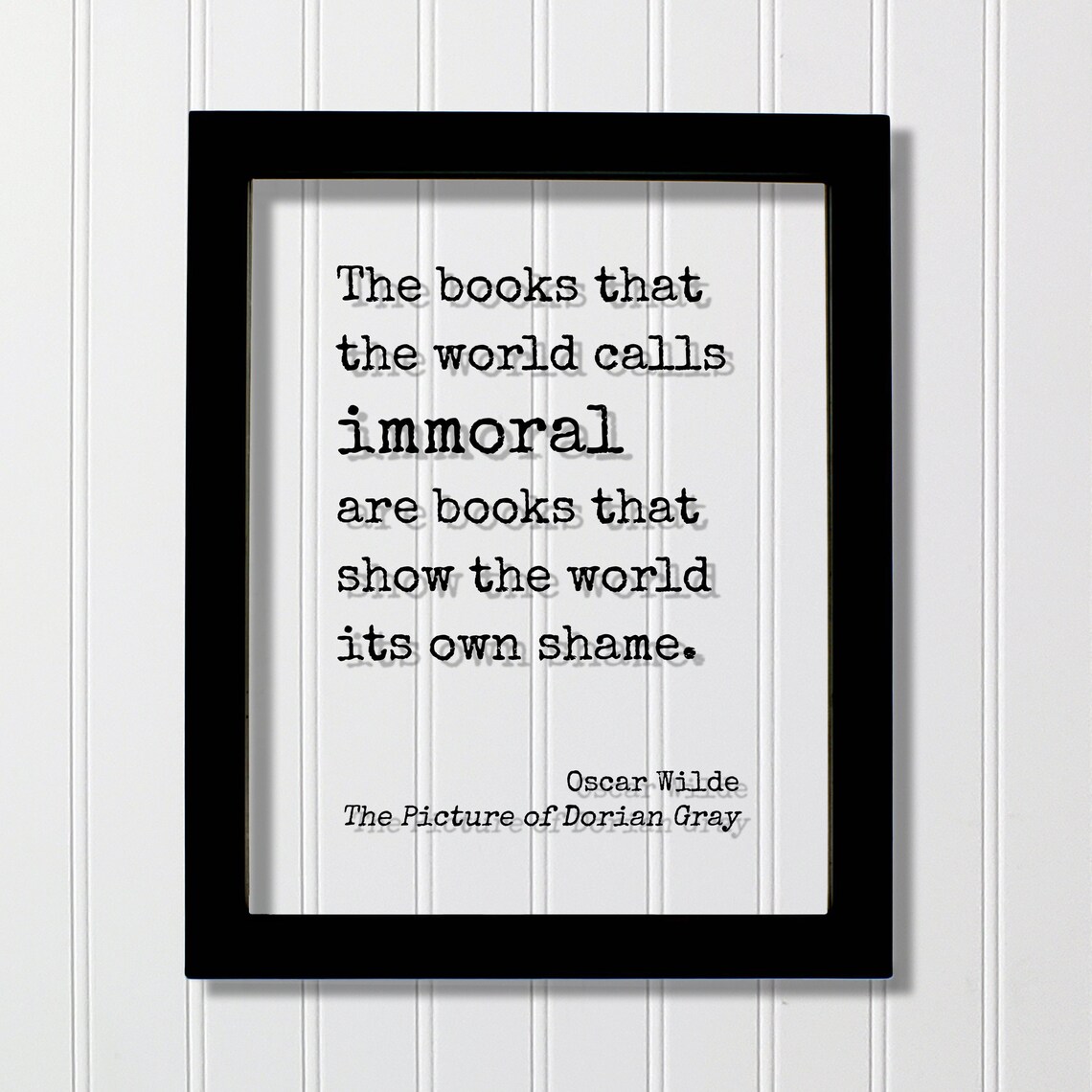 Oscar Wilde Quote Art Print, Dorian Gray