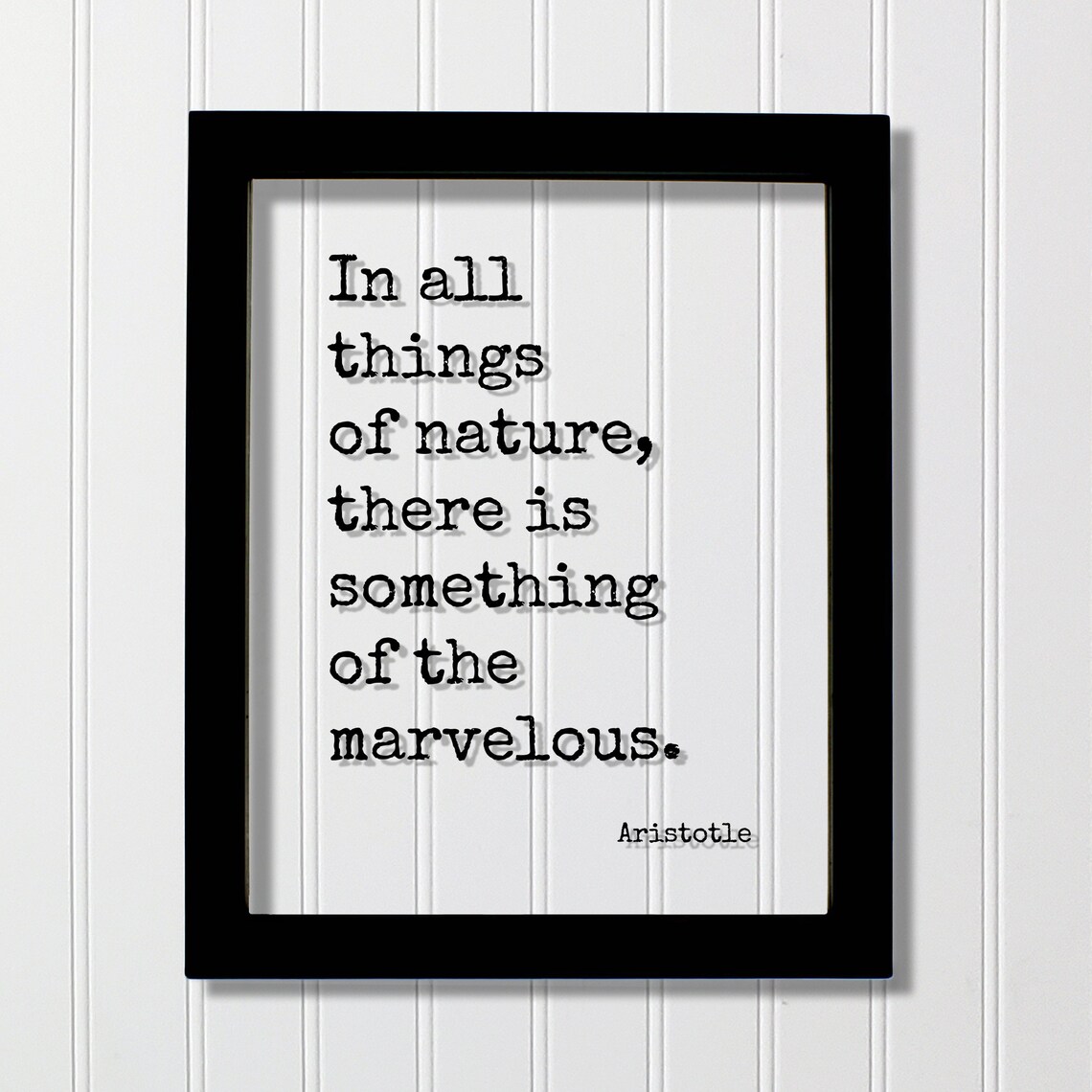 Aristotle Quote Art Print, Nature and Wilderness