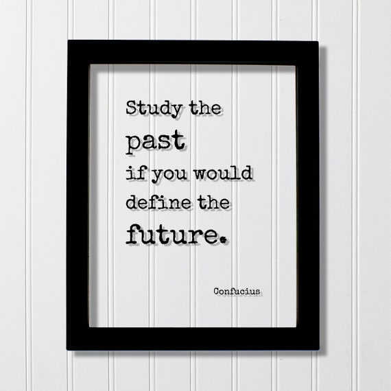 Confucius Quote Study Art Print, History Gift