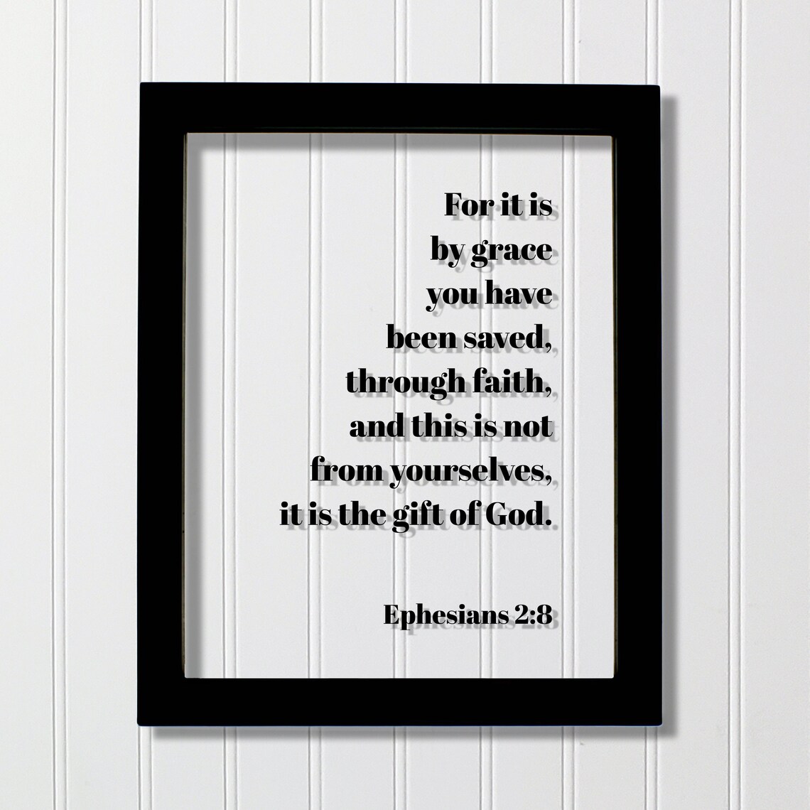 Ephesians 2:8 Scripture Art Print, Gift Of God