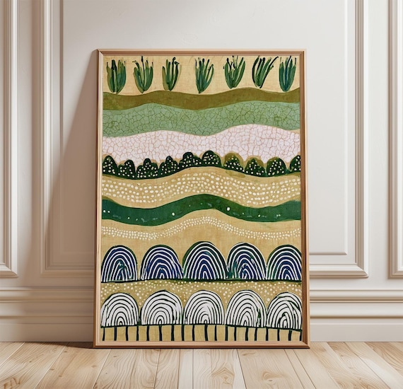 Abstract Landscape - Organic Nature Art Print