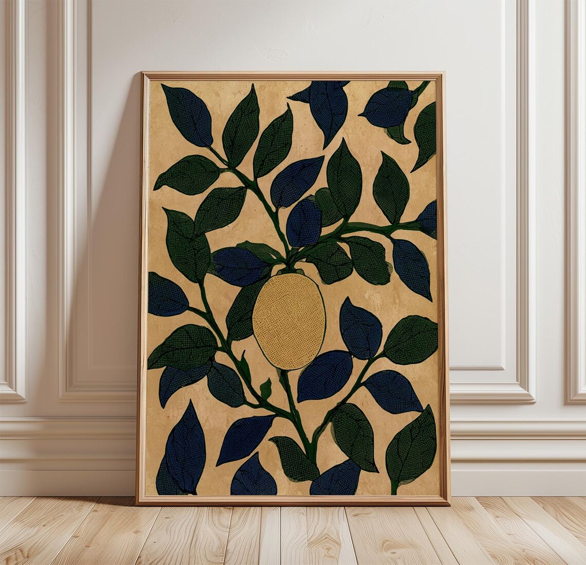 Yuzu Fruit Botanical Citrus Art Print