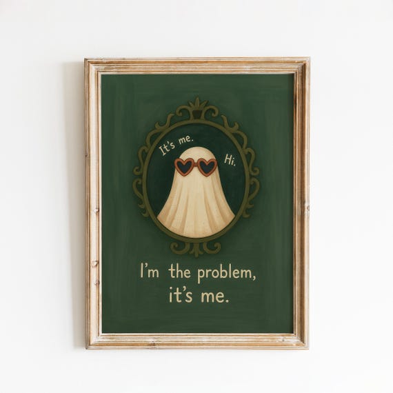Antihero Lyric Poster Im The Problem Its Me Wall Art