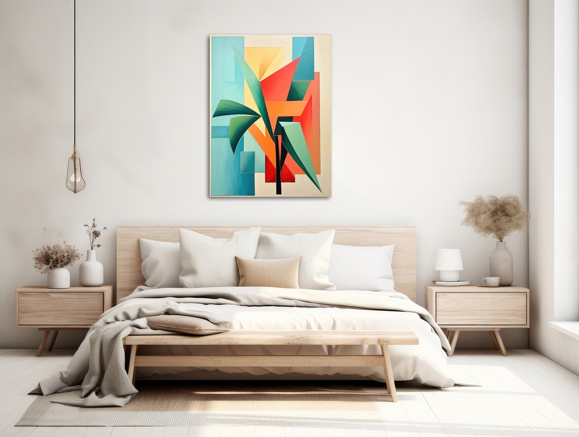 Mid Century Tropical Botanical Art Print, Paradise - Image 2