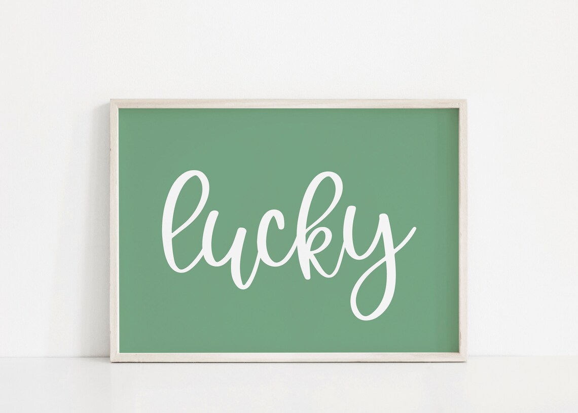 Lucky St. Patrick's Day Seasonal Art Print - Image 2