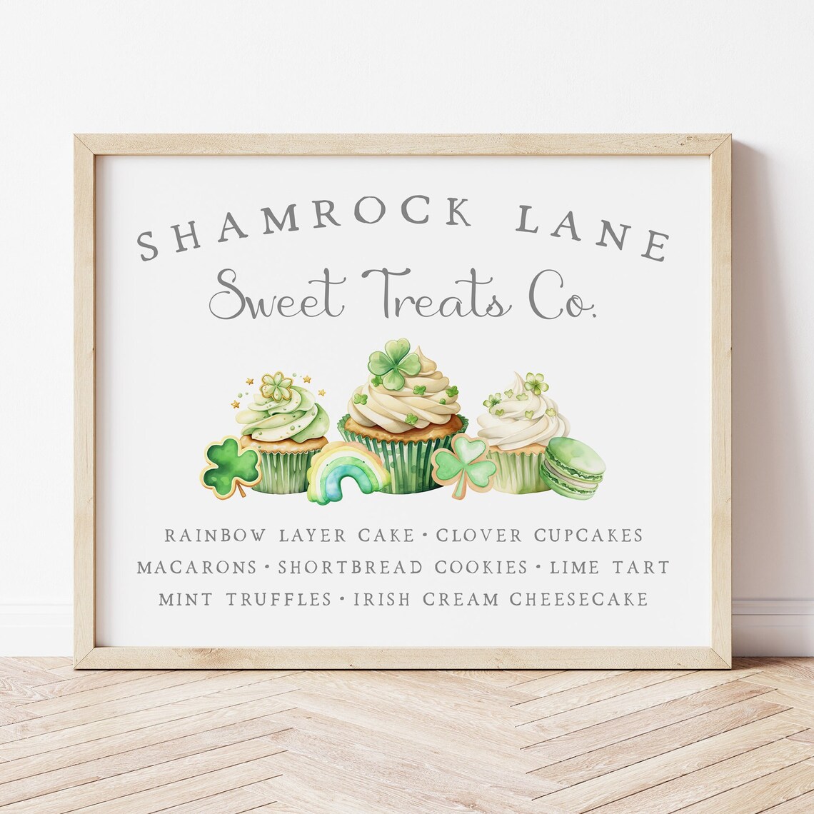 St Patricks Day Bakery Nostalgic Seasonal Art Print - Image 4