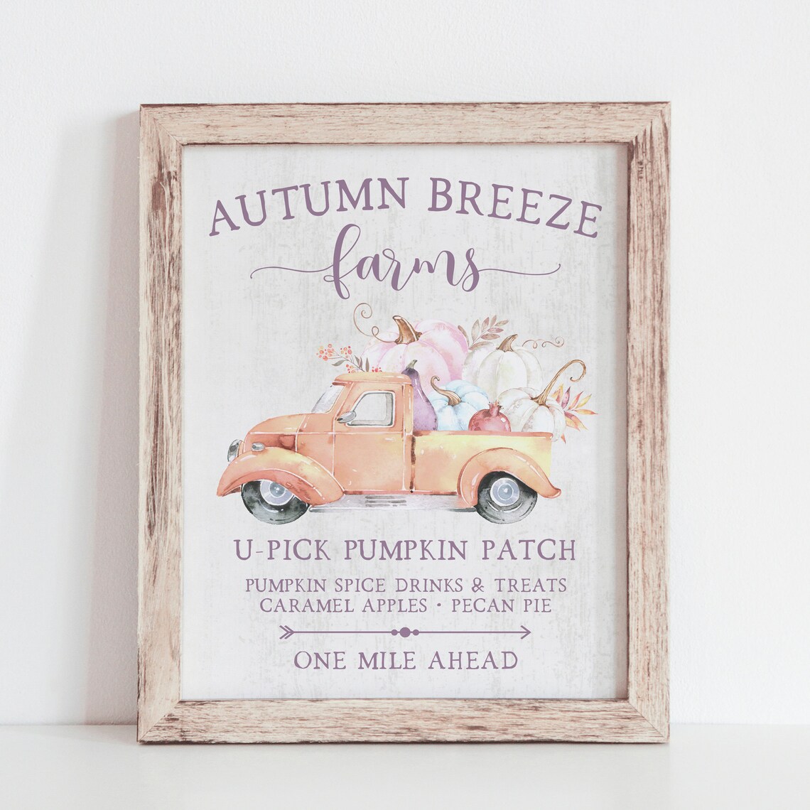Instant Pumpkin Truck Nostalgic Fall Art Print - Image 5