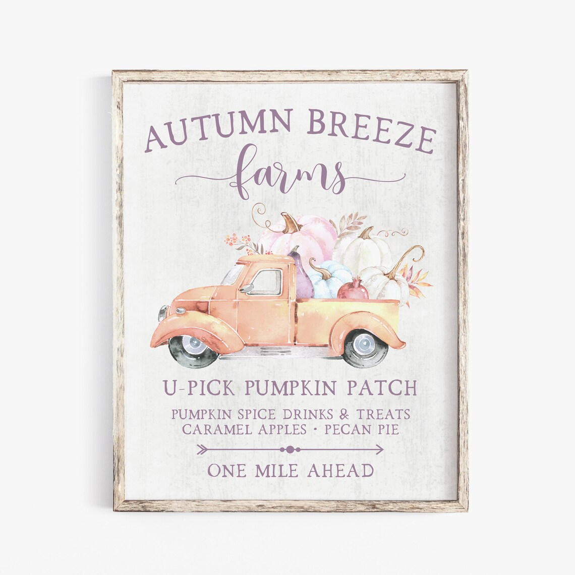 Instant Pumpkin Truck Nostalgic Fall Art Print - Image 2