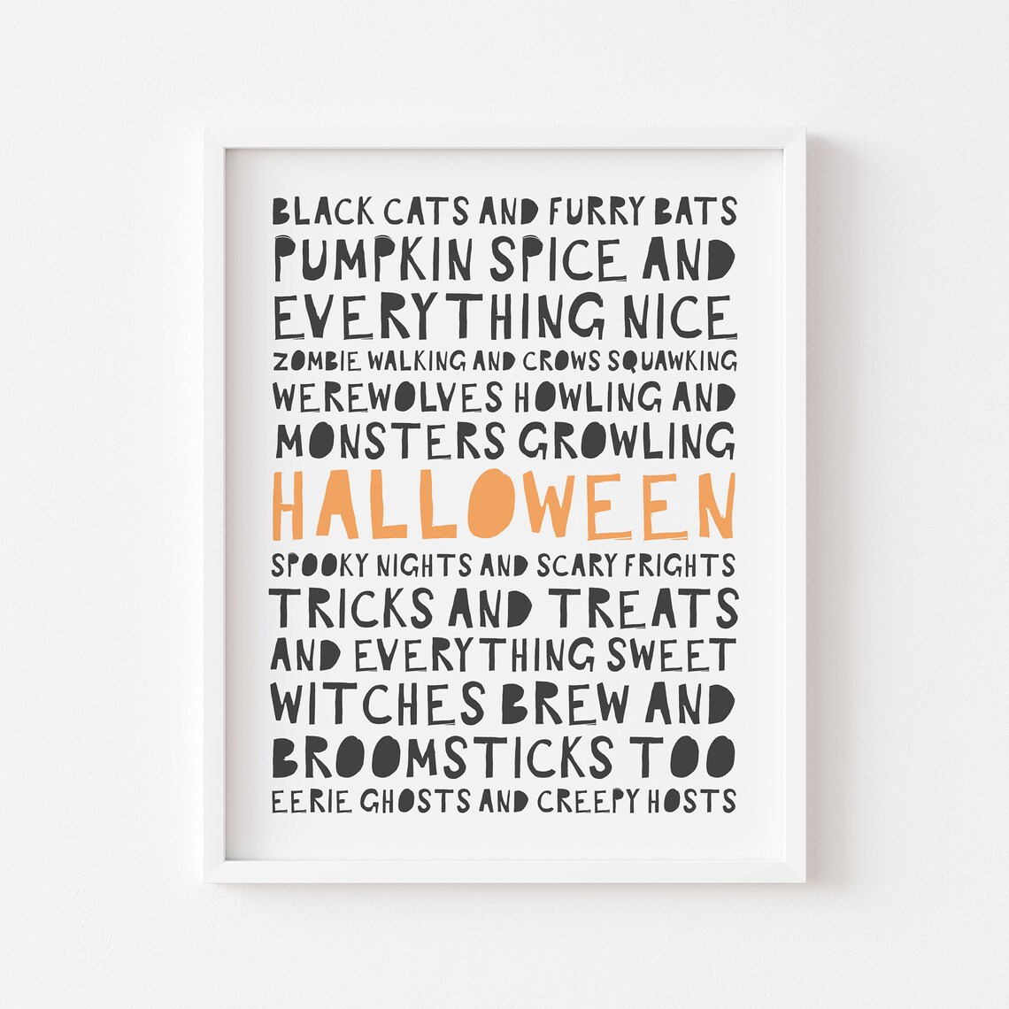 Halloween October Decor Scary Kids Party Poster - Image 5