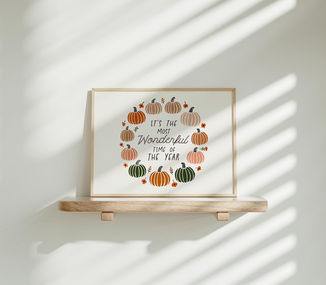 Fall Quotes Print, Neutral Autumn Wall Art - Image 5
