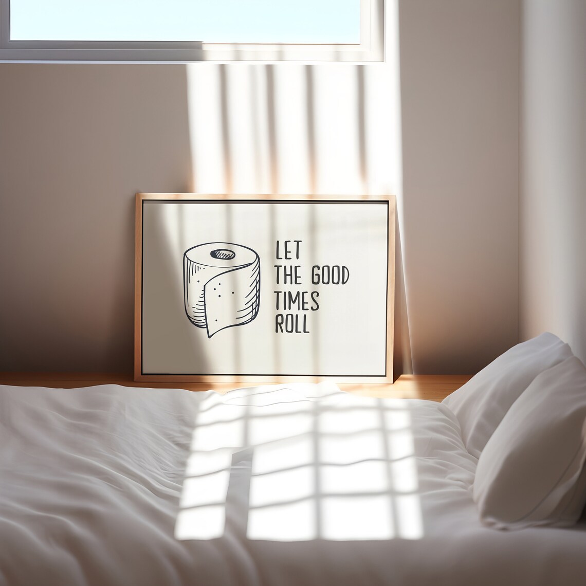 Toilet Humor Art Print, Funny Bathroom Wall Art - Image 4