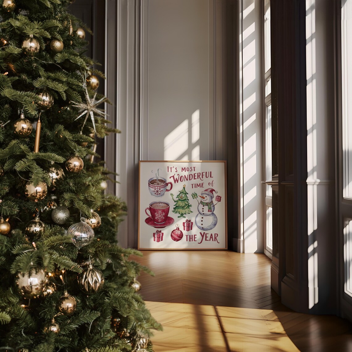 Its The Most Wonderful Time Of The Year Groovy Christmas Poster - Image 5