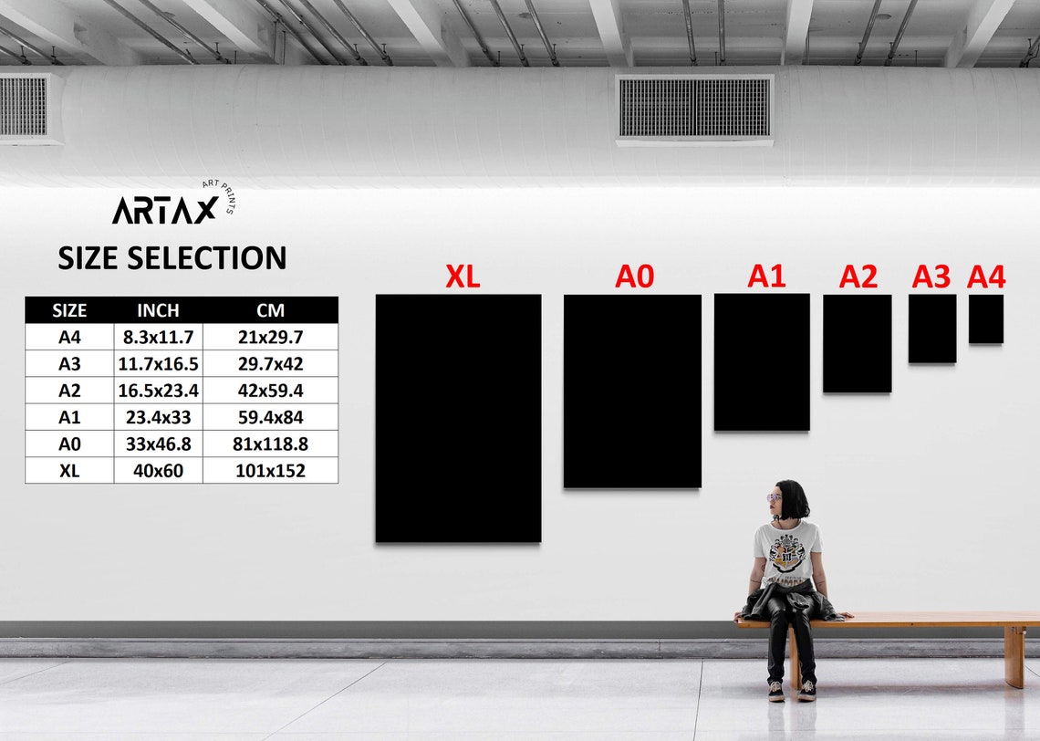Stencil Portrait of a Woman with a Red Teardrop Black White Print - Image 2