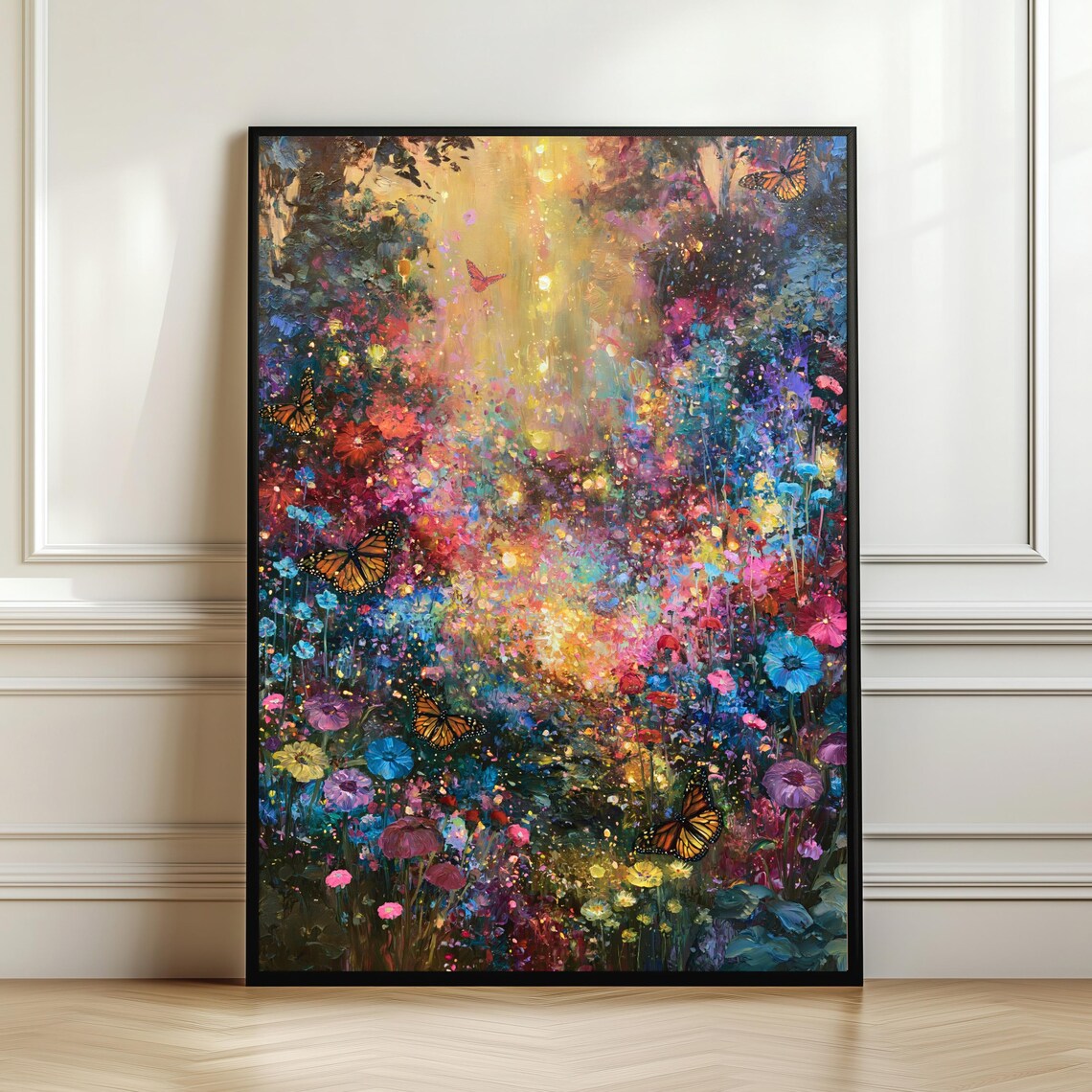 Butterfly Wonderland Art Print, Wildflower Meadow