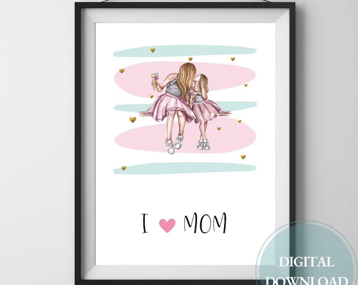 Mothers Day Gift Mothers Day Wall Art Mothers Day Gift From Daughter Gifts Ideas Happy Mothers Days Wall Art Gifts For Mom