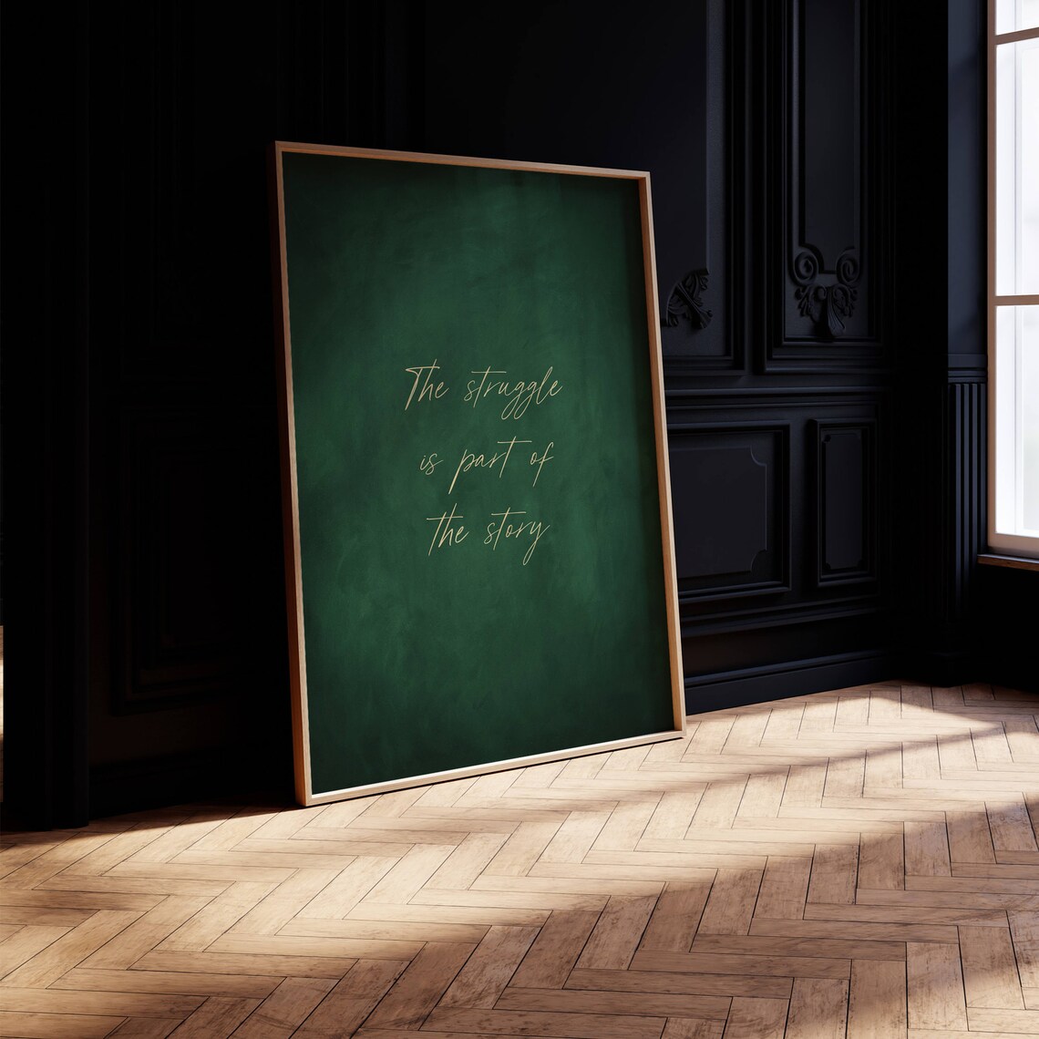The Struggle Is Part Of The Story Art Print - Image 2