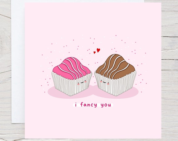 I Fancy You Kawaii Anniversary Cake Art Print