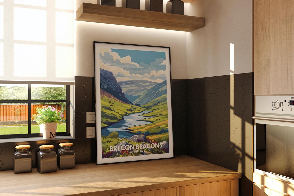Brecon Beacons National Park Travel Poster - Image 2