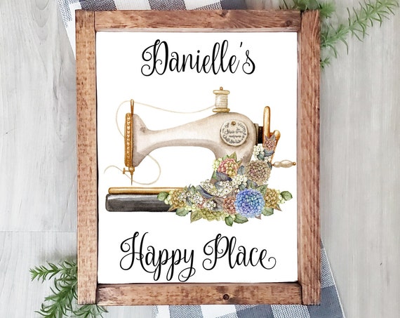 Personalized Craft Room Craft Room Sign Home Decor Sewing Room Decor Craft Room Decor 5x7 8x10 11x14 16x20 Sewing Nook Custom Name
