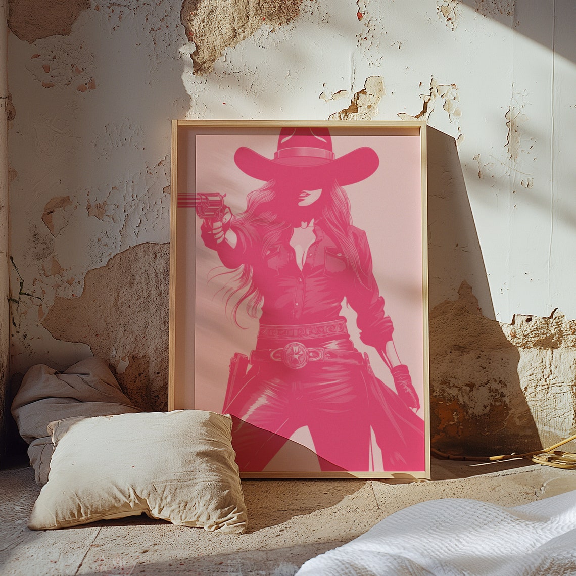 Fierce Cowgirl Rustic Coastal Bar Decor - Image 5