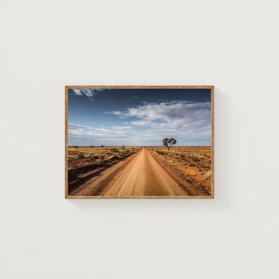 Australian Outback Road Print Red Desert Fine Art Photography
