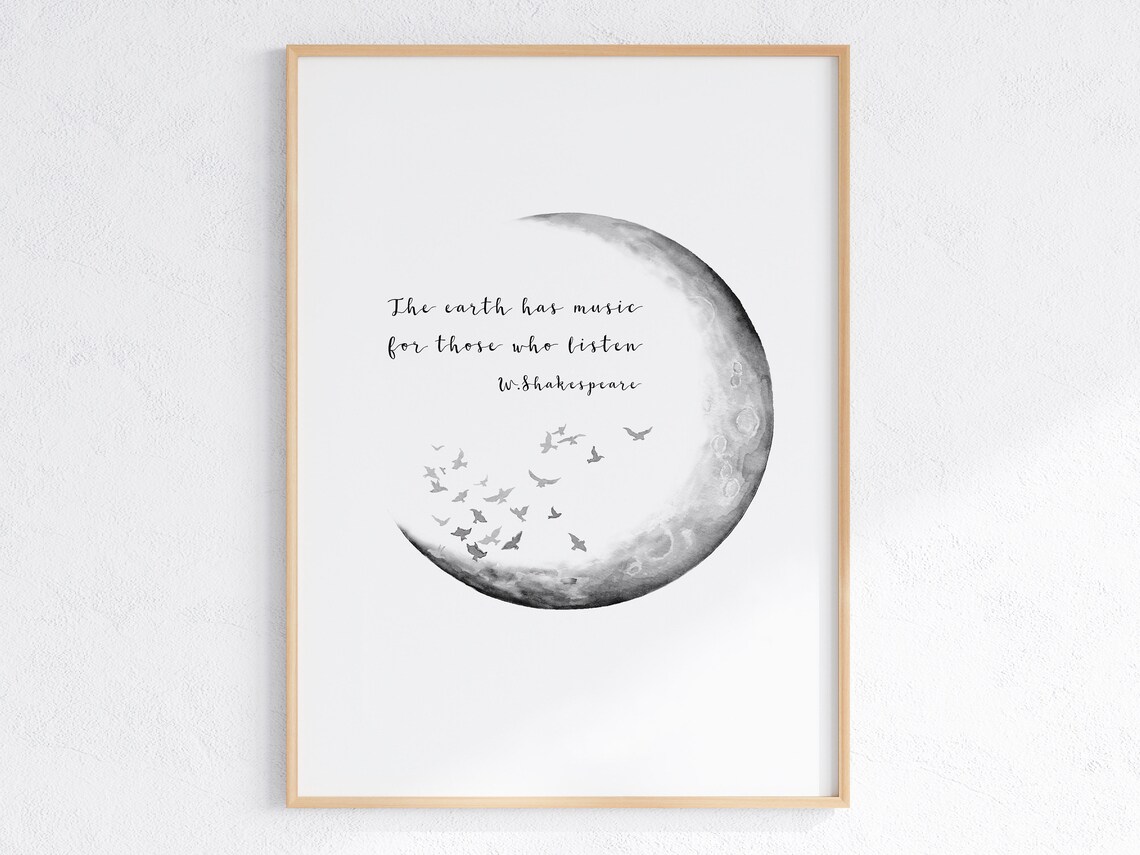 Shakespeare Quote Poster, Literary Quote Art Print - Image 3