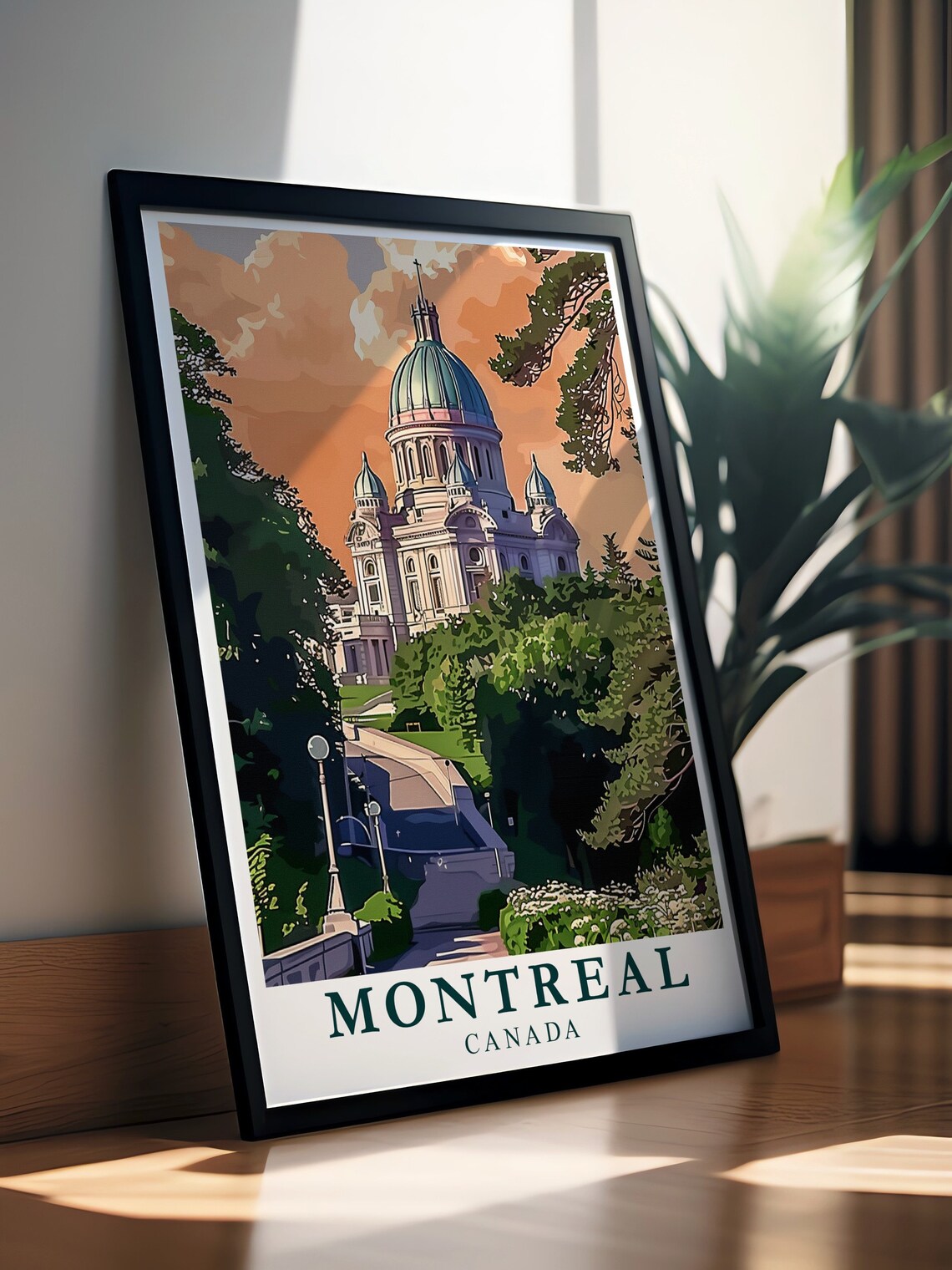 Montreal Saint Joseph's Oratory Travel Poster - Image 2